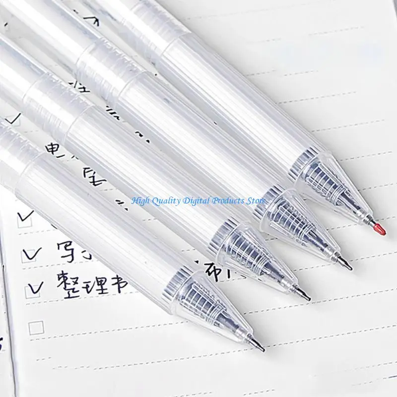 

U2JE 5PCS Retractable Gel Inks Pen for Writing Noting Journaling 0.5MM Tip Refillable Gel Inks Pen Black Inks Quick Dry