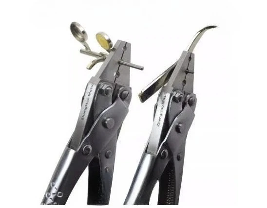 Key shaft rod tube shrink mouth parallel clamp repair tools Saxophone flute clarinet Parallel Swedging Pliers repair tool