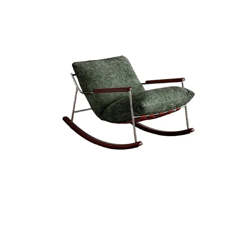 

Rocking chair retro light luxury living room sofa balcony sleeping rocking chair