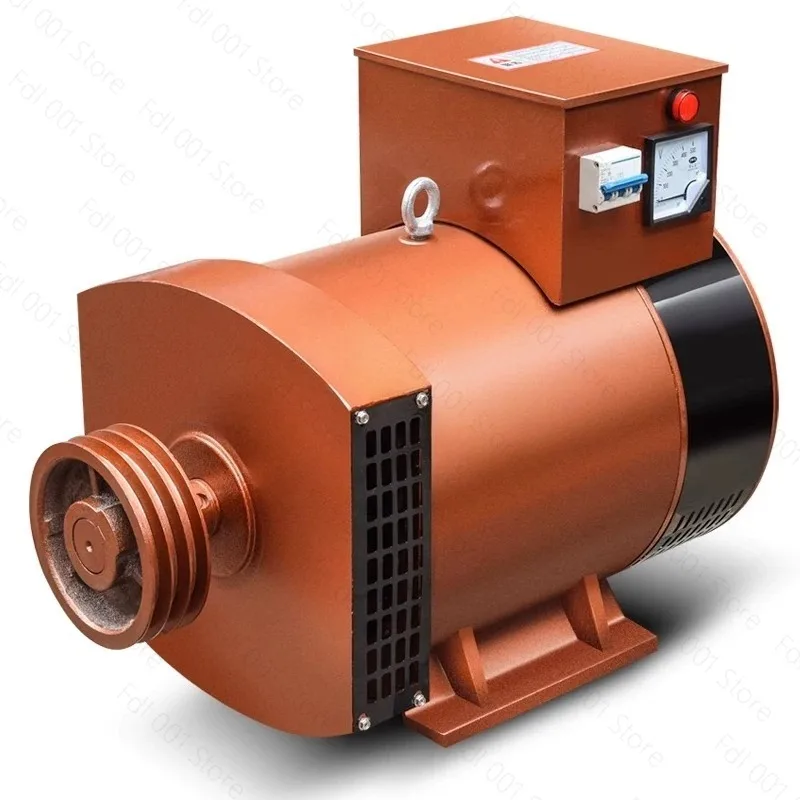 5-50kW Full Copper Diesel Generator, 220V Single Phase / 380V Three Phase Industrial Power Unit
