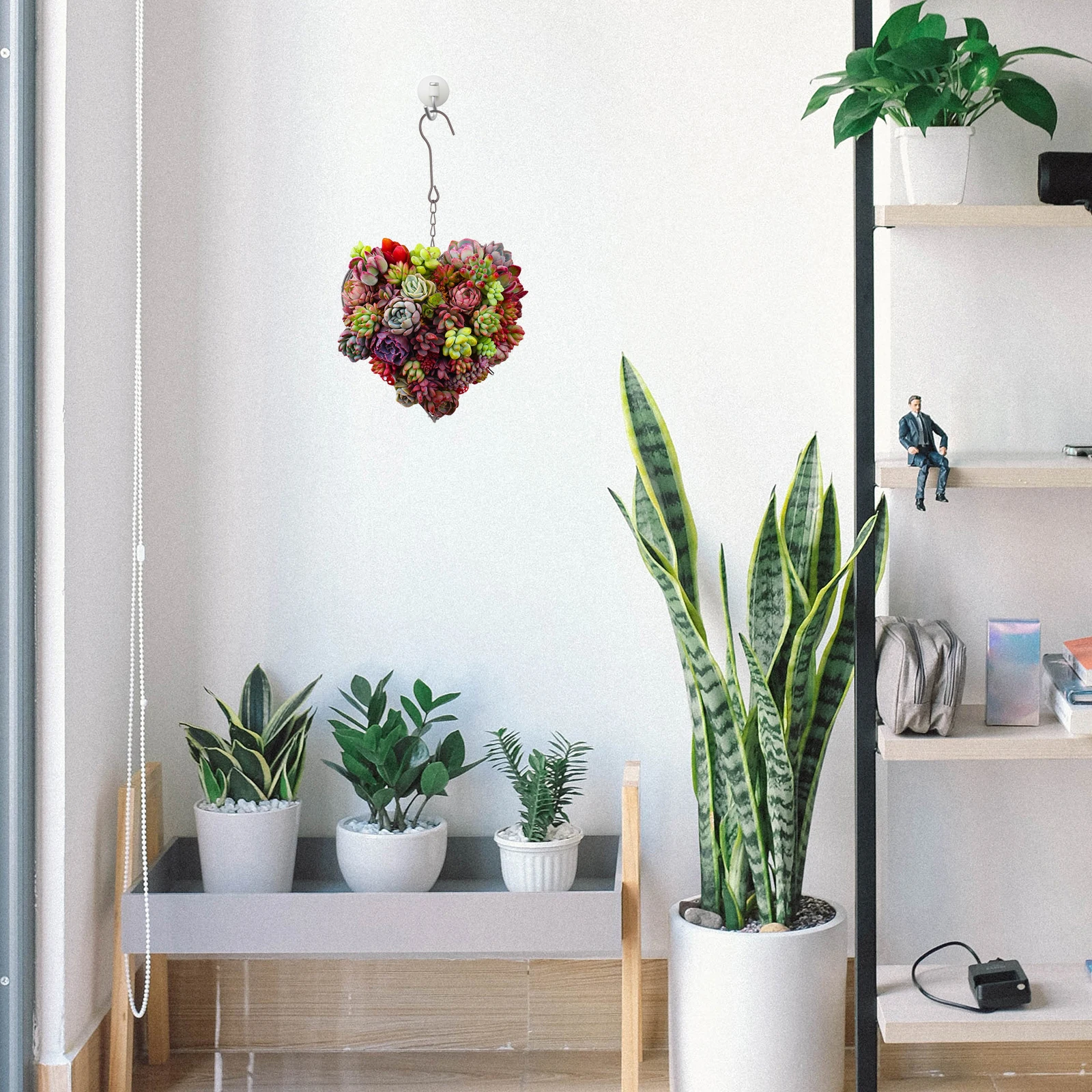 

Iron Garland Basket Wall Flower Pot Wire Heart Decorations Bracket Pots Small Iron Planter Succulent Planter Wall Hanging