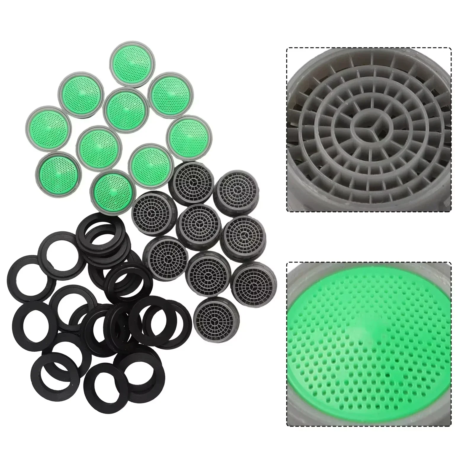

20 PCS Faucet Aerator Flow Restrictor Replacement Parts Insert Sink Aerator Basin Tap Filter Faucet Accessories Sink strainer