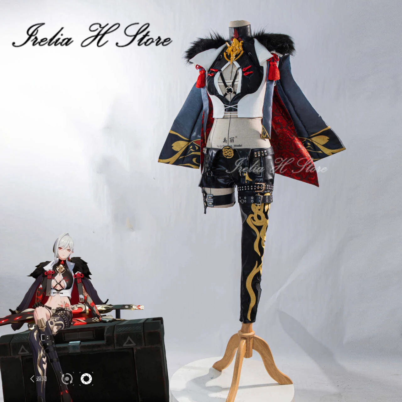 

Irelia H Store Lucia from GRAY RAVEN：PUNISHING Lucia Cosplay Costume for Women Game Halloween Cosplays Party High quality