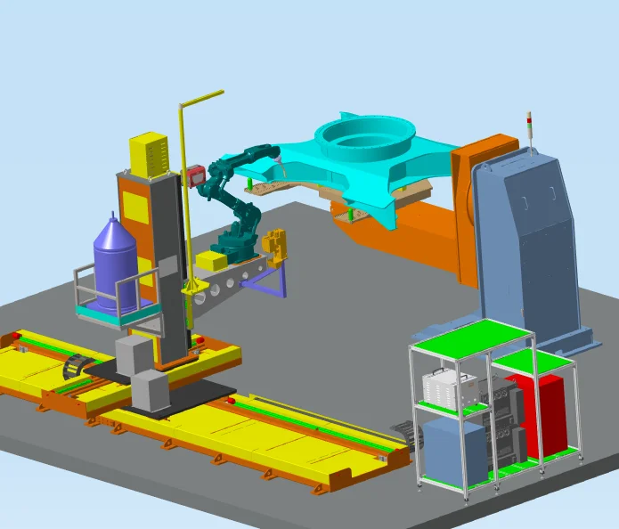 مناور ذراع آلي روبوت صناعي 4 محاور أو 6 محاور ذراع روبوت مناور صناعي مشابه لذراع روبوت اللحام