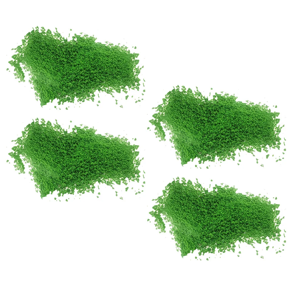 4-pakowa sztuczna trawa mikro element dekoracji krajobrazu drzewo w proszku materiał modelu budynku mech rozpraszający skalna zielona scena