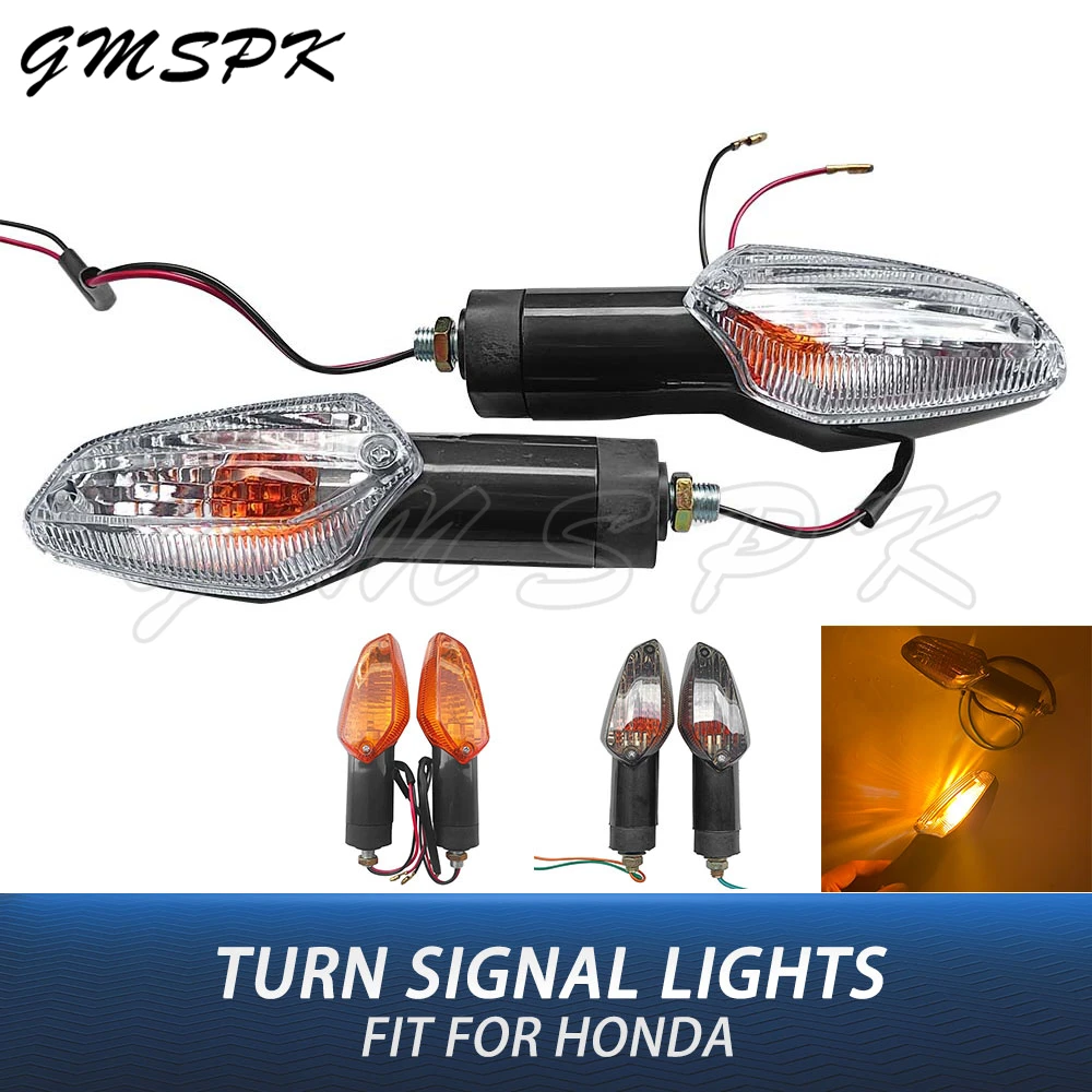 

Motorcycle Front Rear Turn Signal Lights Bulb Indicator Lamp Fit for Honda CBF150 CBF125 CB300F CBR300R CBR250R CBR125R XR150L