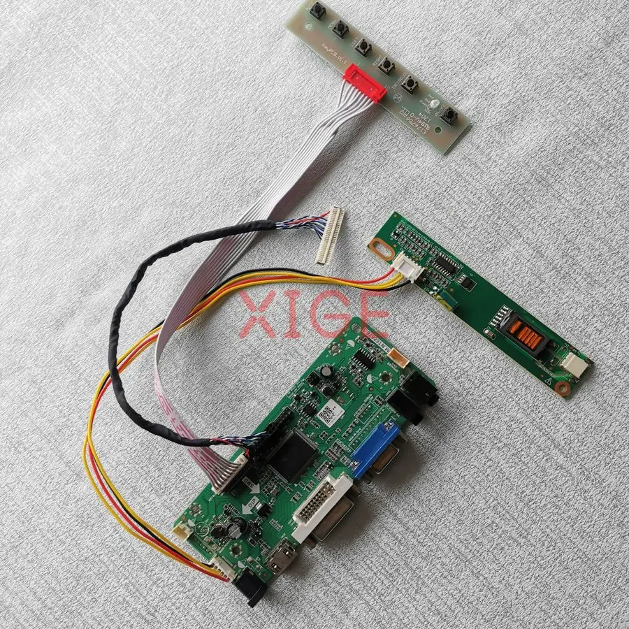 ل HV150UX1 ITUX97 HSD150PU1 IAUX14 مصفوفة تحكم محرك مجلس لتقوم بها بنفسك عدة 1600x1200 LVDS 30-Pins 1-CCFL HDMI + DVI + VGA 1600*1200