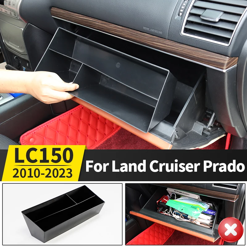 

For Toyota Land Cruiser Prado 150 Lc150 Fj150 2022-2010 Upgrade Interior Decoration Accessories Co-Pilot Storage Box Divider Box