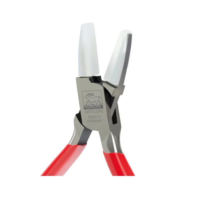 ANTILOPE 140mm Flat Nose Plier with Plastic Jaws Prevent Scratching for Jewelry Precise Gripping Bending Shaping