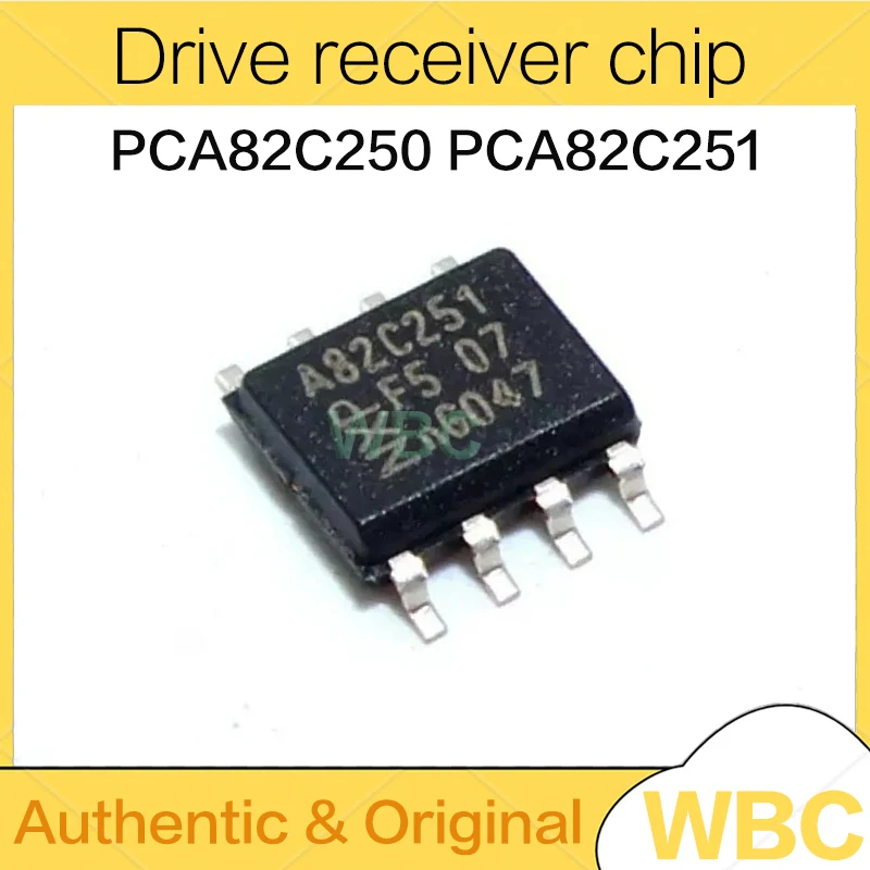 10Pcs/Lot PCA82C250 PCA82C251 A82C250 A82C251T SOP-8 Drive receiver chip new original