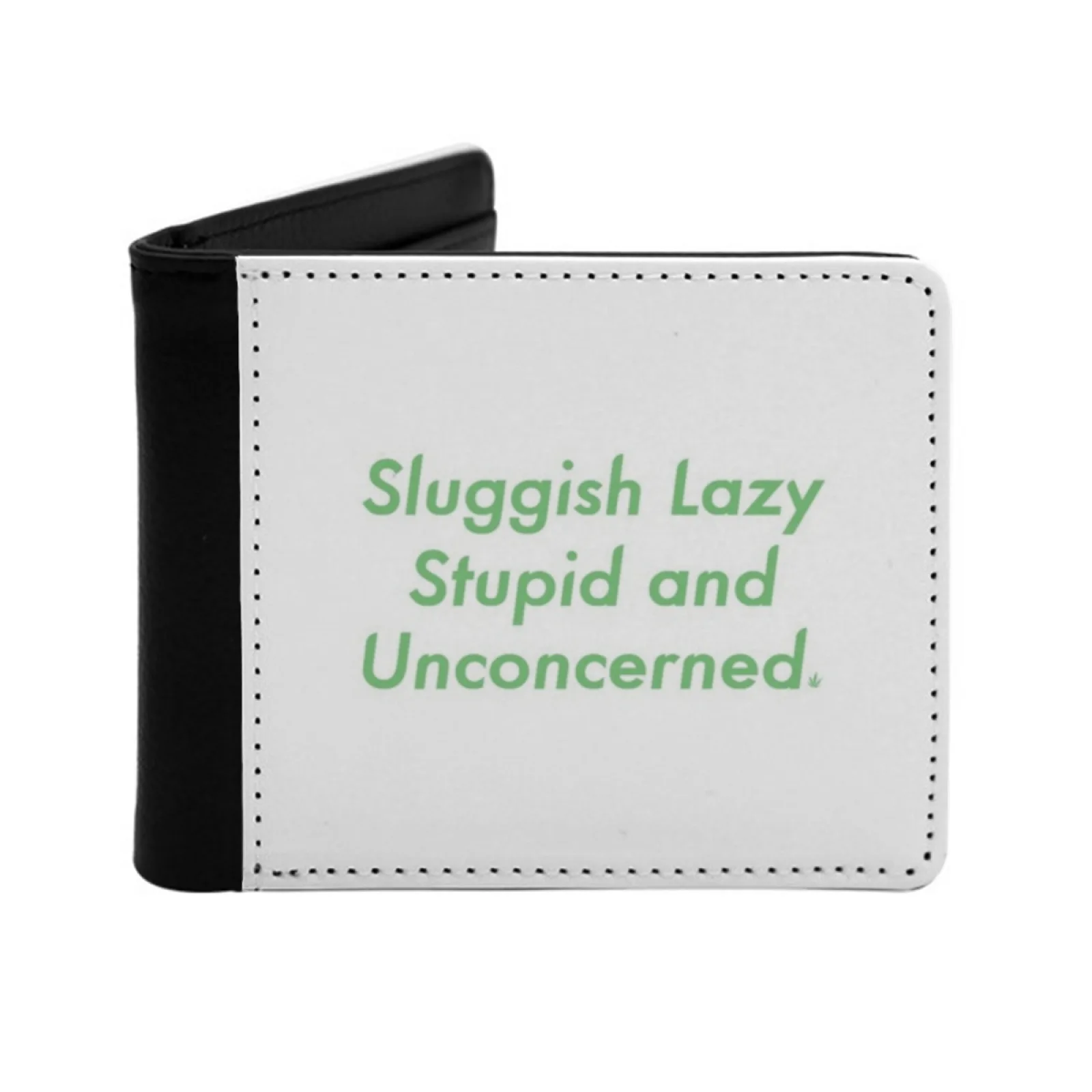 

Be Yourself Personalized Men's Leather Wallet Card Money Bag Pu Leather Wallet Weed Smoke Ocean Frank Blonde Blond Personalized