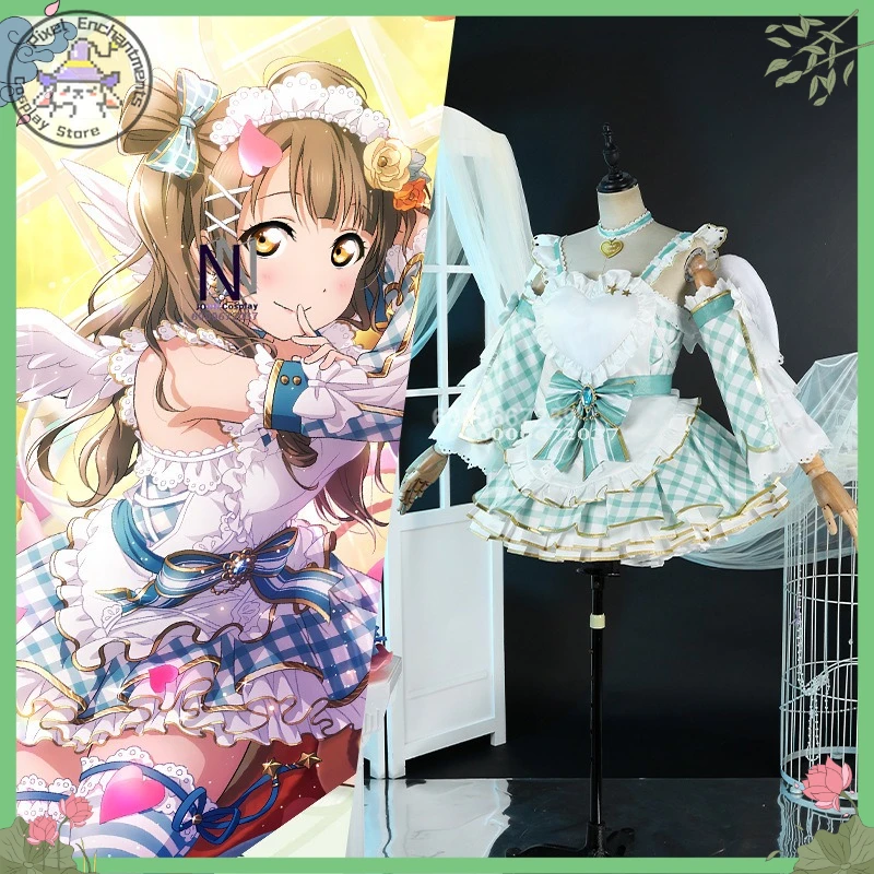 

Hot LoveLive Humming Angel Cosplay Costume Women Anime Kotori Minami Role Playing Cute Lolita Dress for Adult Comic Con Outfit