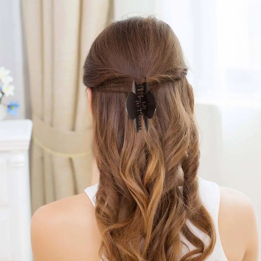 

6 Pcs Hairpin Clips Snap Barrettes for Accessories Shower Claw Pins Women Ponytail Holder Large Miss