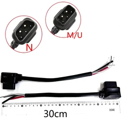 NIU Scooter Charging Plug Receptacle Male  with Cable for NIU Electric Vehicles N M U Series Battery Charging Connector