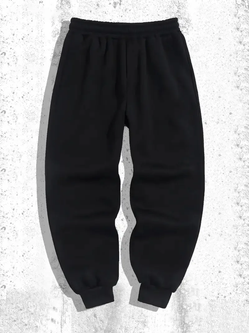 The new men's trousers for Spring and autumn 2025 feature street casual fashionable sporty and breathable 3D pattern printing