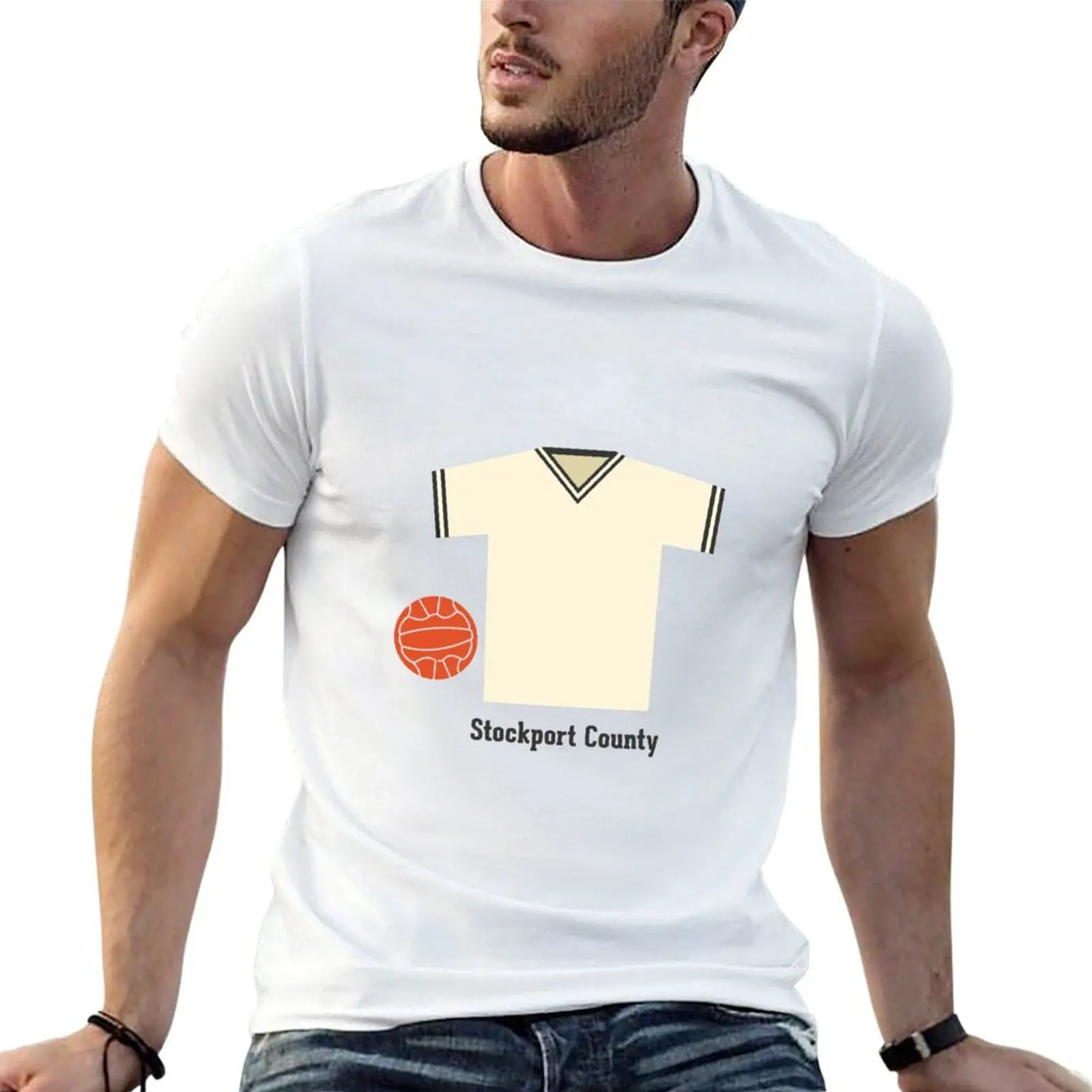 

Stockport County T-Shirt anime t shirts oversize anime t shirts for man T-Shirt