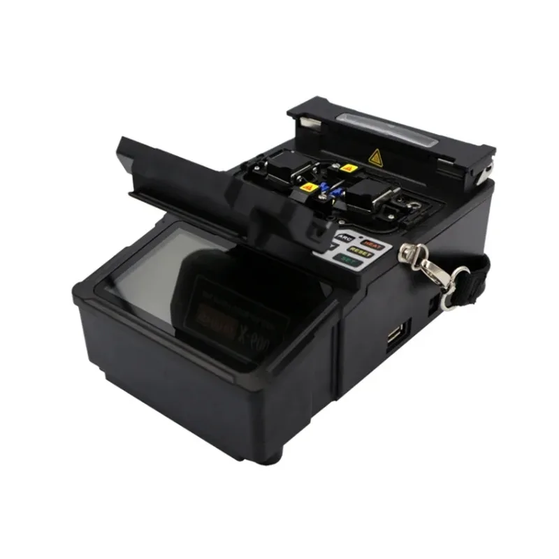 FTTH Fiber Optic Fusion Splicer, Full Automatic Touch Control 7s Fast Splicing Optical Fiber Splicing Equipment