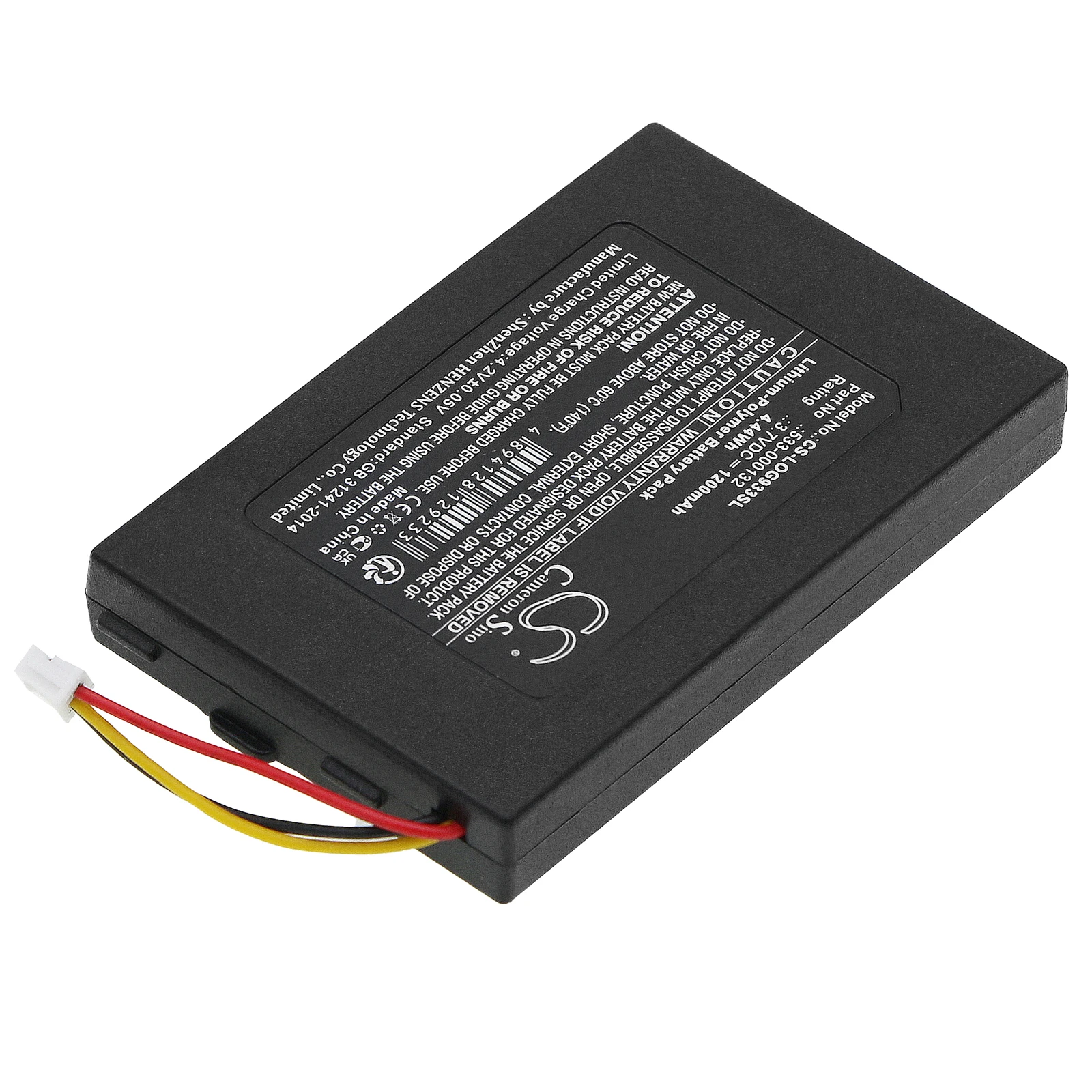 CameronSino 533-000132 1200mAh 3.7V Battery for Logitech G933 G533 G935 G635 G633