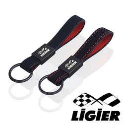 car key chain leather keychain Car Accessories for ligier js50 L js2 js60 jsrc jsp4 X-TOO