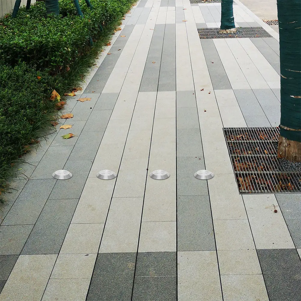 

6Pcs Stainless Steel Blind Road Nails Tactile Paving Studs Safety Markers for Sidewalk Metro Airport Walkway Tactile Nail