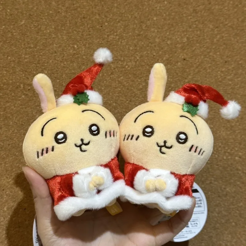 MINISO Chiikawa Hachiware Usagi Kawaii أنيمي الكرتون عيد الميلاد أفخم دمية أفخم قلادة محدودة موضة الاتجاه هدايا للفتيات