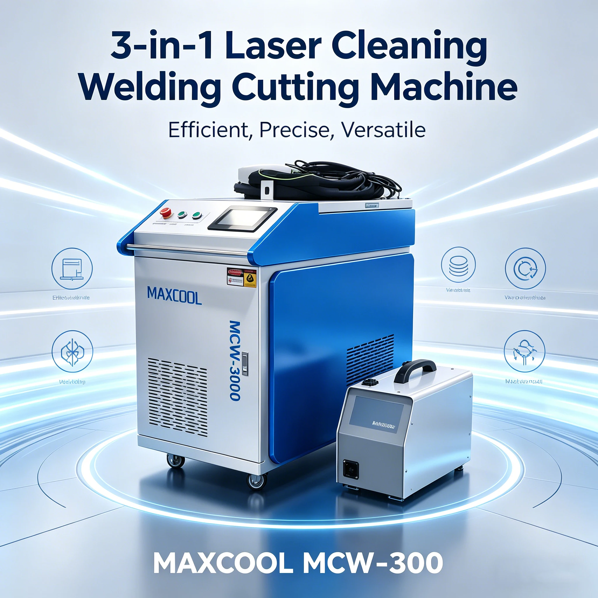 Laser Welder 3000W Fiber - 4 in 1 Laser Welding Machines