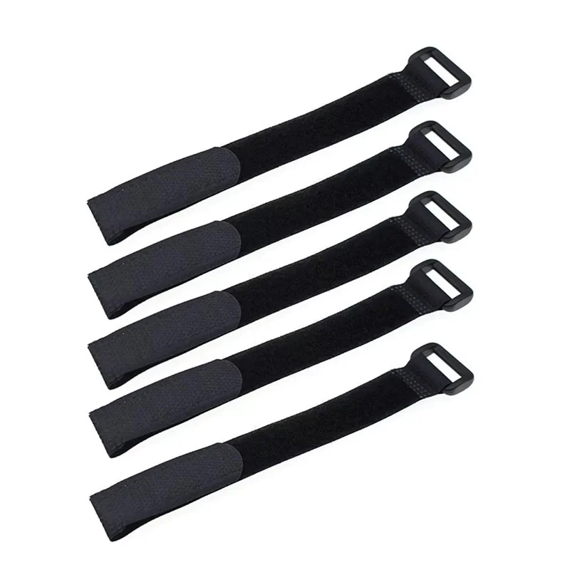 5 개/몫 Rc 자동차 배터리 Rc 크롤러 도구에 대 한 검은 내구성 Antiskid 케이블 타이 다운 스트랩 2cm * 20cm/2cm * 30cm Rc Ca Diy 부품