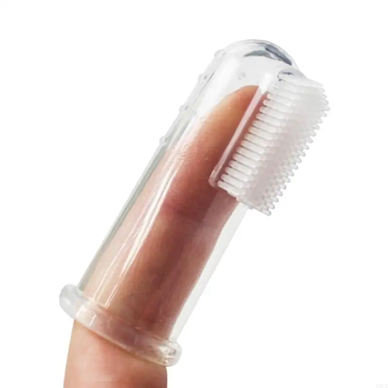 68UC Conveniente Pet Finger Ceprush dientes Alimento Alivio incomodidad dentición