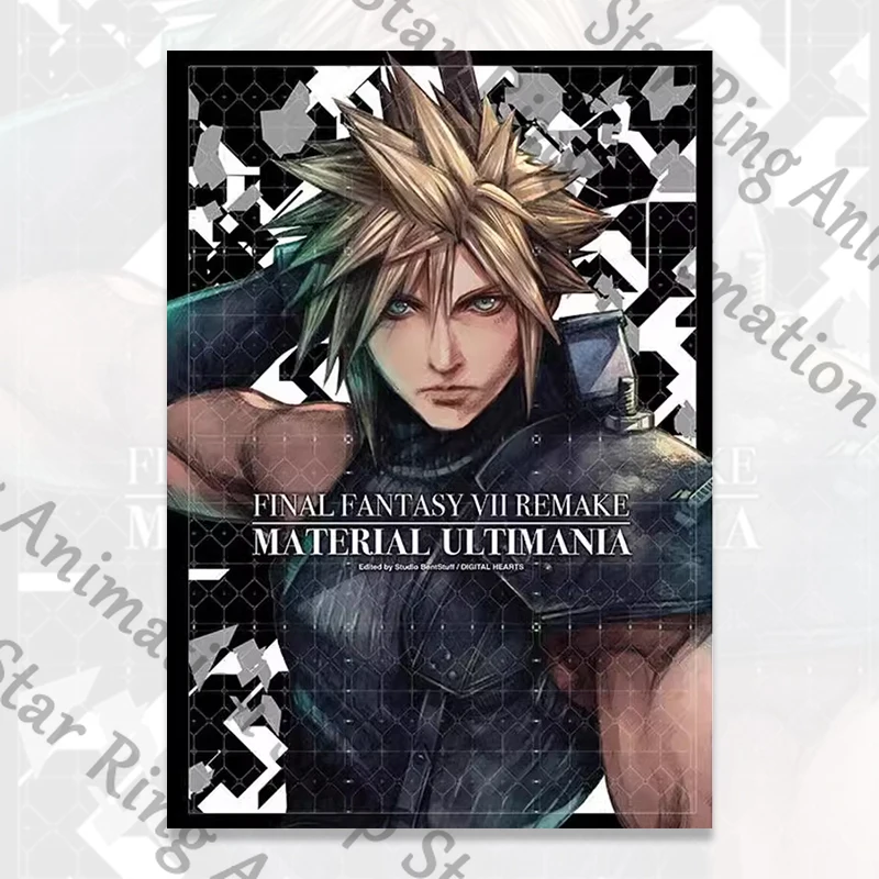 

Genuine Final Fantasy VII Cloud Strife Sephiroth Anime Art Collection Album of Painting Books School Cospaly Cartoon Gift