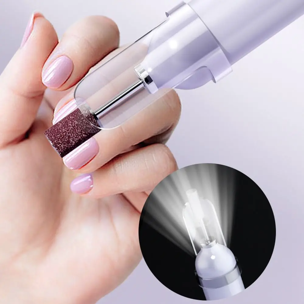 Drill Bits Electric Nail Polisher Apparatus Led Light Dead Skin Removal Personal Polish Manicure Tools Nail Dryer Lamp