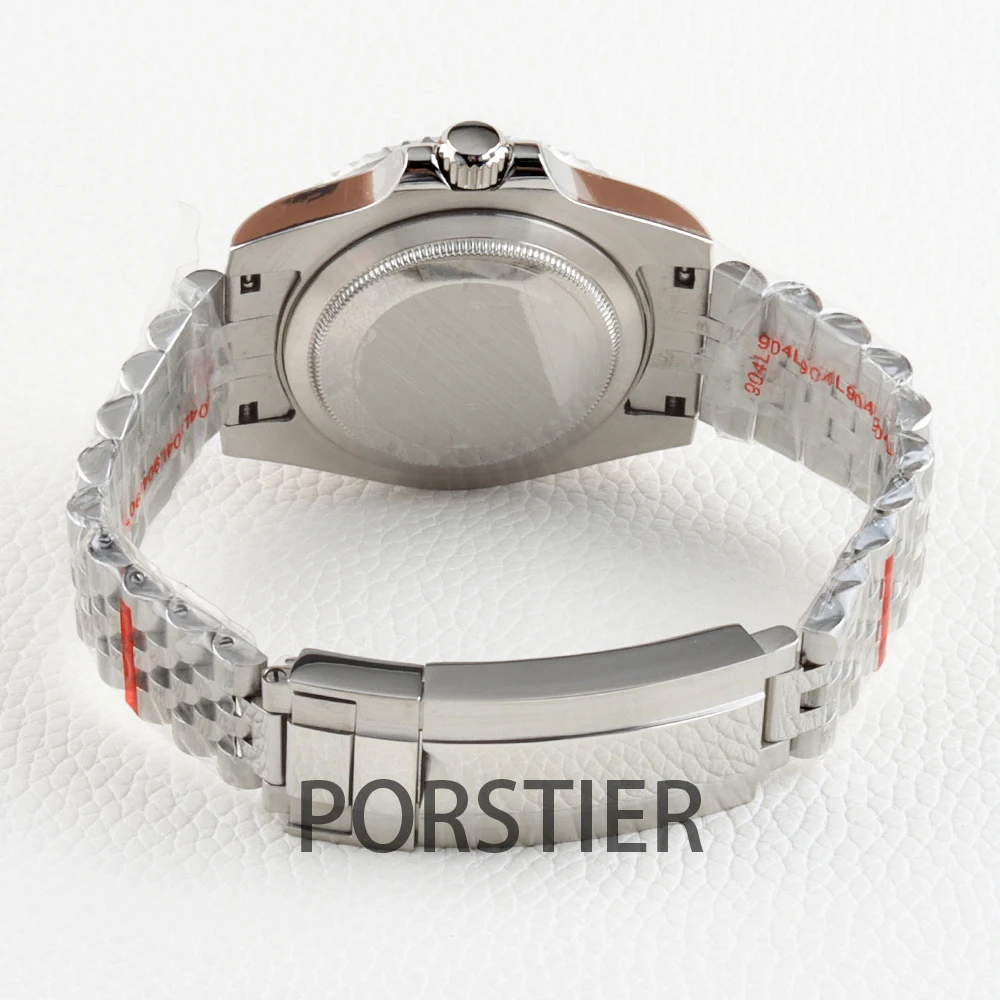 الغوص الياقوت NH35 حافظة 40 مللي متر أزرق/أخضر/أسود السيراميك الحافة صالح NH35 NH36 NH34 الفرعية ساعة حافظة اليوبيل سوار الشريحة مشبك