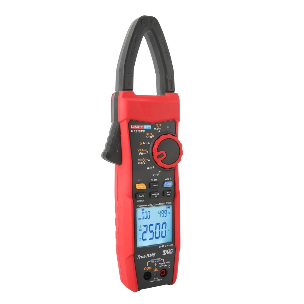 UNI-T UT219PV AC/DC Clamp Mete คีมแอมป์มิเตอร์โวลต์มิเตอร์ 1000A 2500V PEAK LPF วัดบลูทูธแบบดิจิตอลมัลติมิเตอร์