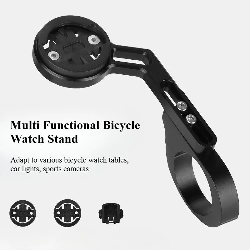 

Подставка для велосипедных часов, удлинительная рама для часов, подходит для различных часовых столов/велосипедных фонарей/спортивных камер, аксессуары для велосипеда