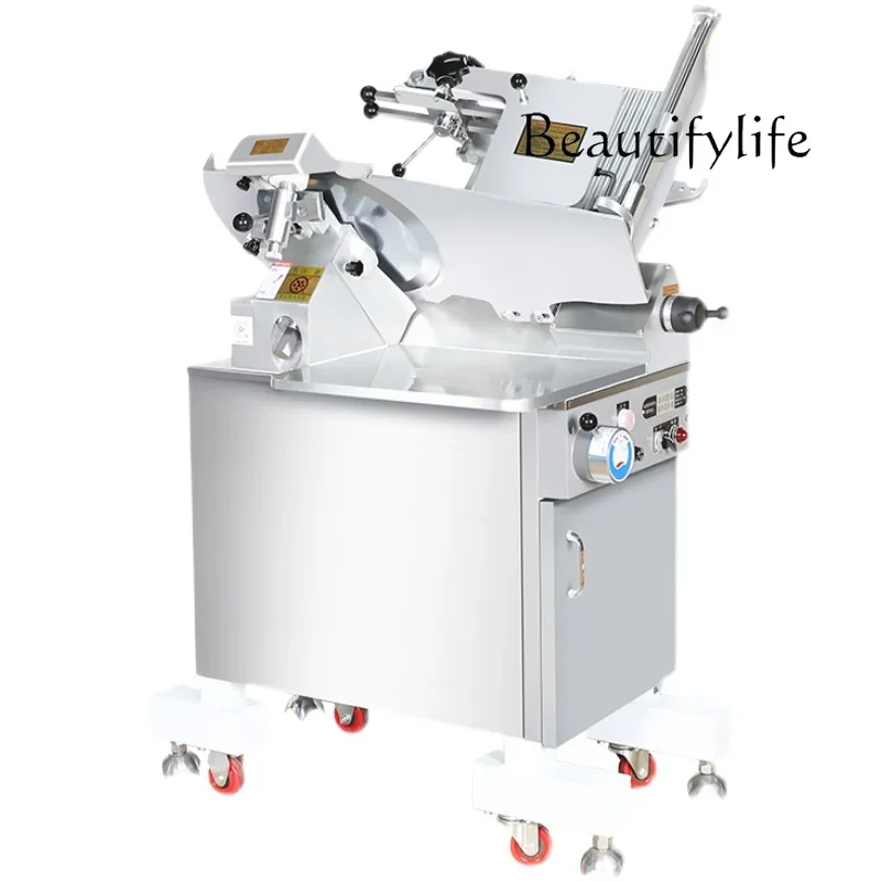 

Slicer Automatic Vertical Large Commercial Frozen Meat Slicer Lamb Roll Electric Meat Planer