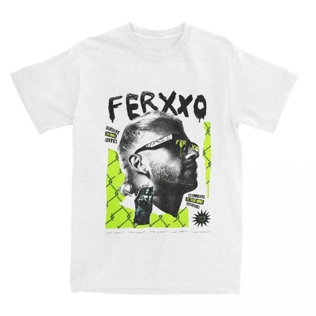 FEID FERXXO Pop Singer Music Shirt Stuff for Men Women Pure Cotton Vintage T-shirt Short Sleeve Clothes Christmas Gift