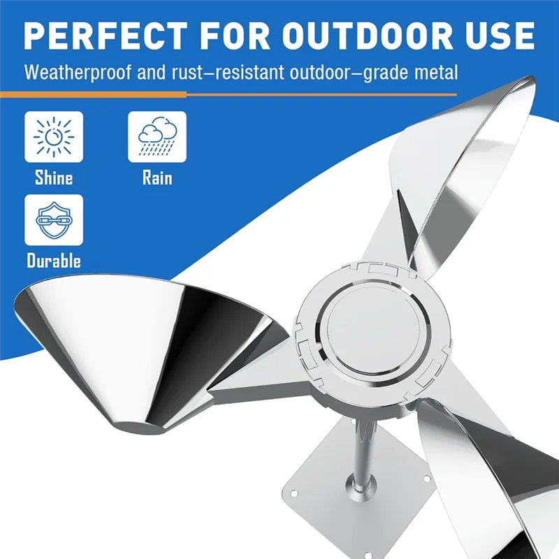 

GYTB-Reflective Bird Deterrent Pigeons, Wind-Powered Garden Decor Keep Birds Away/Sparrows/Woodpeckers