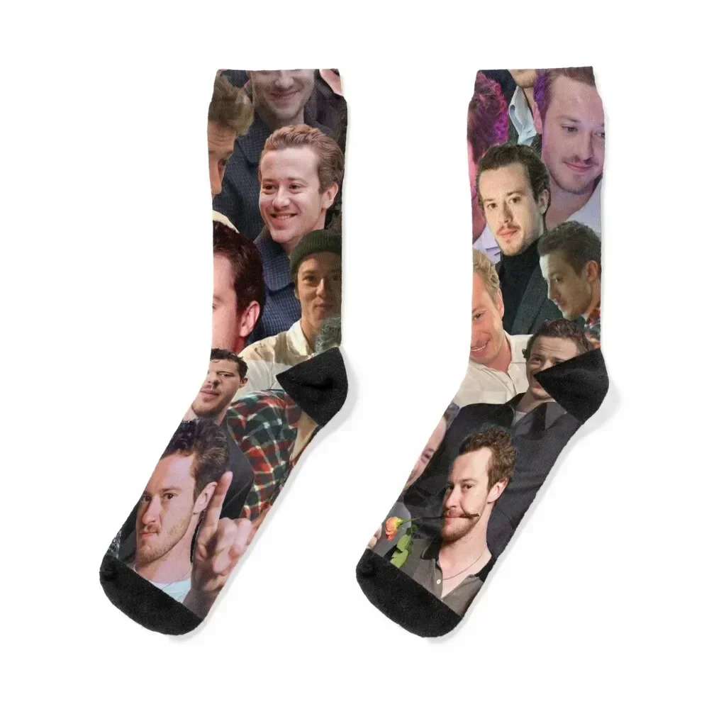 Joseph Quinn Photo Collage Socks Argentina Thermal man winter Socks Men Women's