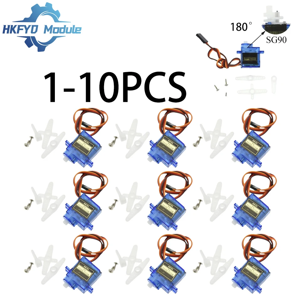 1-10PCS SG90 9G Mic…