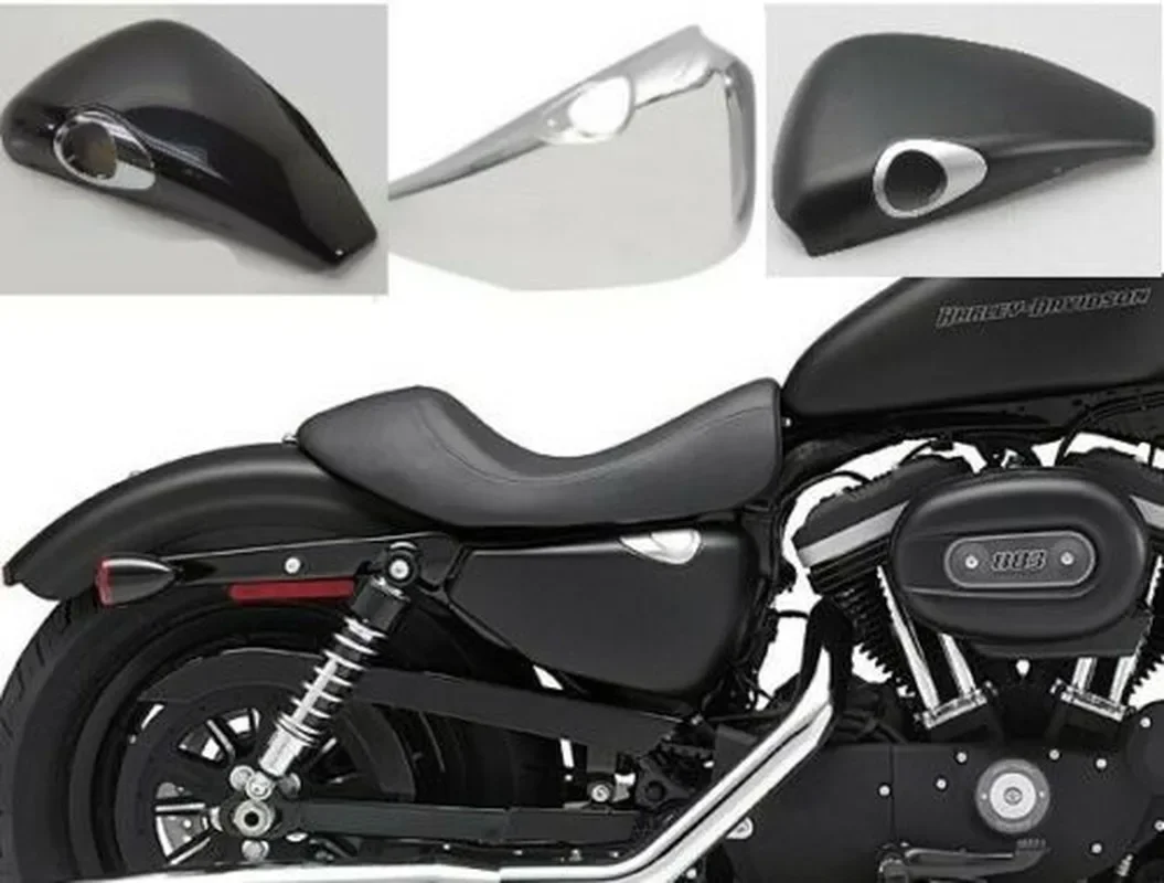 Metal Right Side Panel Oil Tank Cover For Harley Davidson Sportster Iron XL 883 1200 48 72 forty eight seventy two Roadster