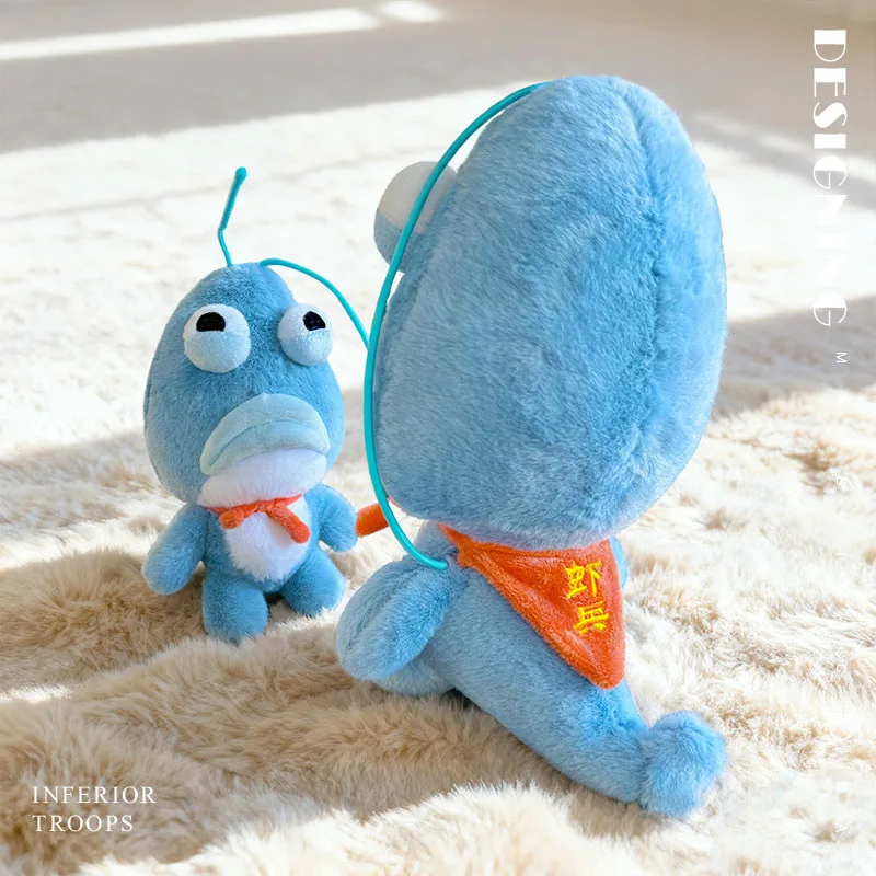 

Новая плюшевая игрушка, краб-солдат, милая и забавная кукла, подарок на день рождения для детей, игрушка-украшение для рабочего стола.