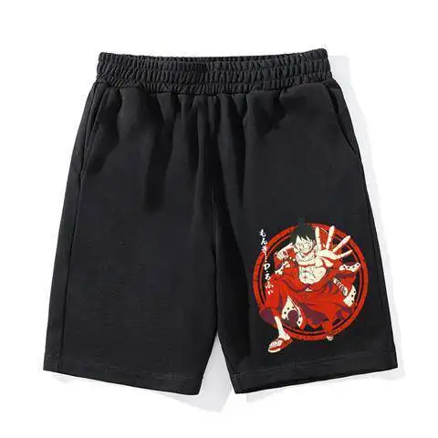 

Summer Anime One Piece 2026 Road and Zoro Pants Top Fan-Exclusive Surroundings 100% Cotton Shorts Comfortable Breathable