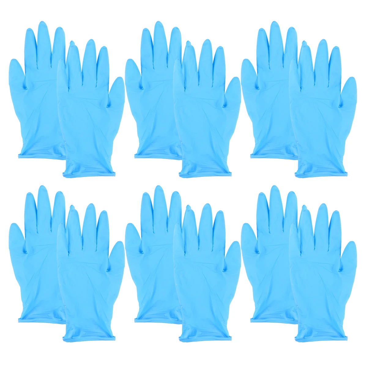

20Pcs Disposable Gloves Protective Latex Anti-Slip Gloves for Outdoor Kitchen Dishwashing Cleaning Gardening Size S