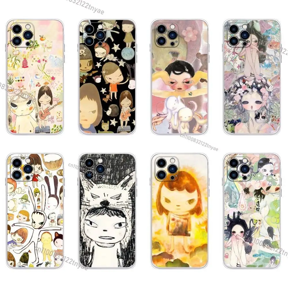 

New A-Aya T-Takano Art Phone Case For iPhone 17,16,15,14,13,12,11 Plus,Pro,Max,XR,XS,Plus,E,Mini Transparent Soft Cover