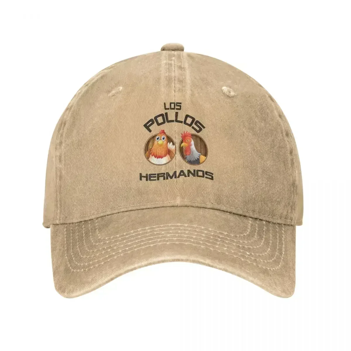 Hermanos Men Women Baseball Cap Chicken Brothers Distressed Denim Washed Hats Cap Vintage Outdoor Workouts Sun Cap