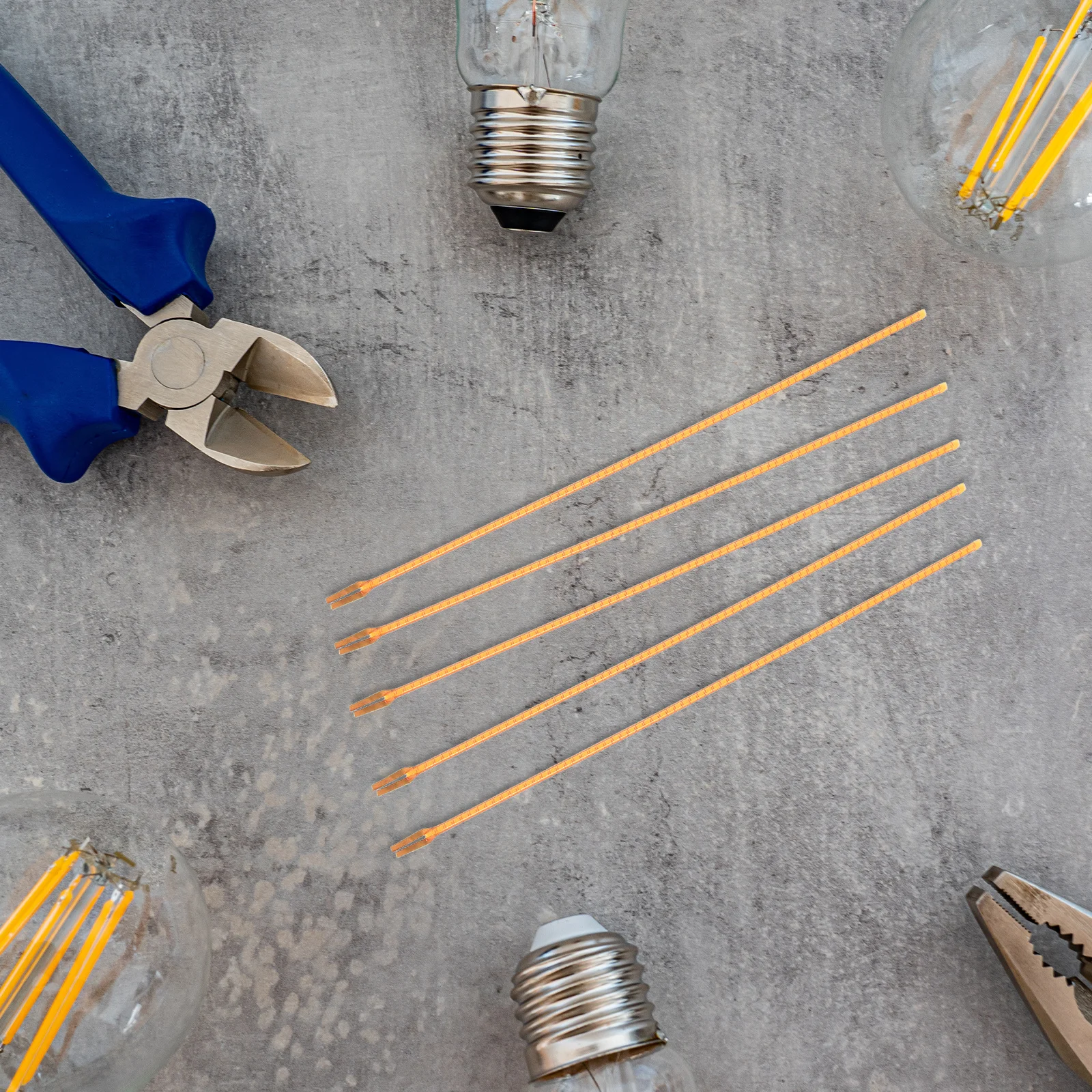 5 قطعة مرنة لينة LED خيوط ضوء لمبة الخرز لمبة ملحق ل الرجعية تركيبات إصلاح مصباح لمبات خيوط لتركيبات الإضاءة