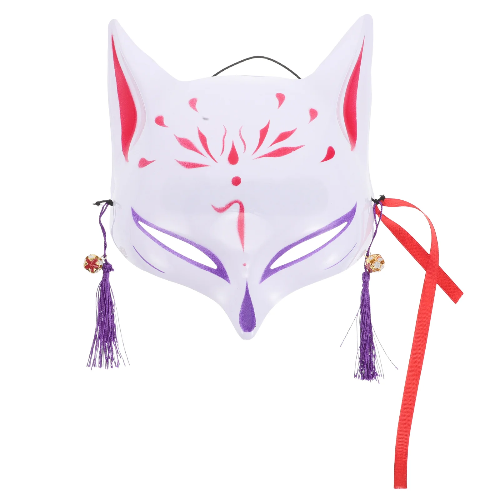 

Fox Spirit Mask Half Face Masquerade Halloween Costume Masks Unique Design Demon Cosplay Animal Party Accessories