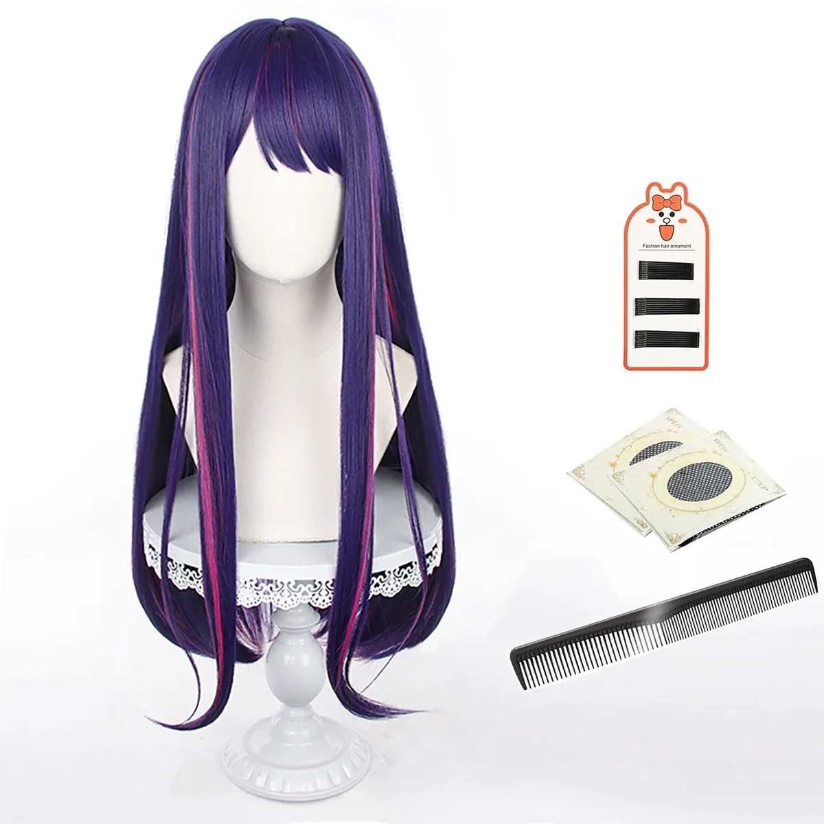 Cosplay OSHI NO KO Anime Ai Hoshino Ruby Hoshino Akua Hoshino Arima Kana Cosplay Wig Rose Net Synthetic Fiber Heat Resistance