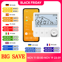 Tuya Smart Wifi Heating Thermostat Battery Wifi Thermostat Gas Boiler Thermostat Temperature Controller Alexa Google Home Alice