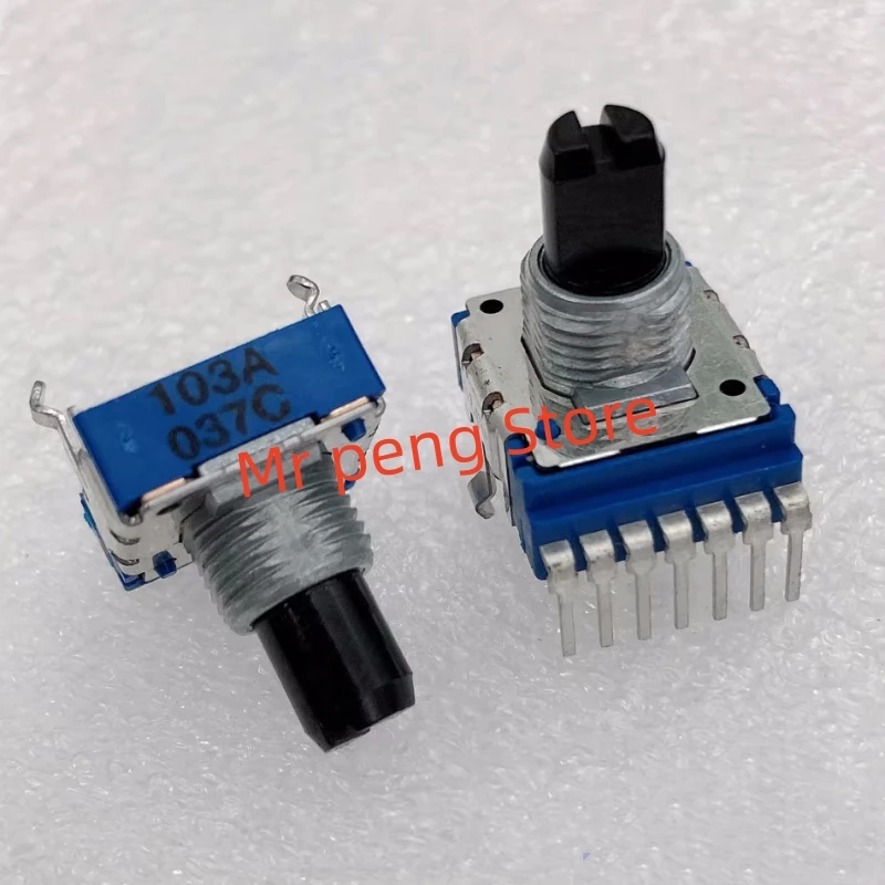 2pcs for ALPS vertical single-row 7-pin potentiometer for Medley electronic Organ sound volume adjustment switch A10K B10K