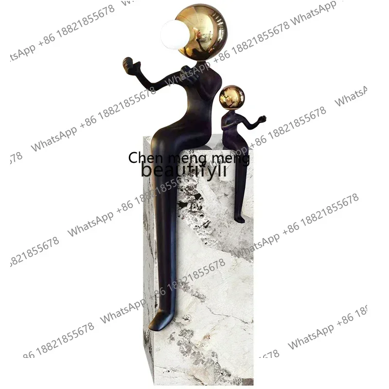 

X R0R Creative designer humanoid art sculpture floor lamp home beauty shop